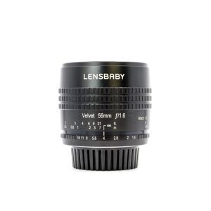 Lensbaby Velvet 56mm F/1.6 Nikon Fit (condition: Like New)