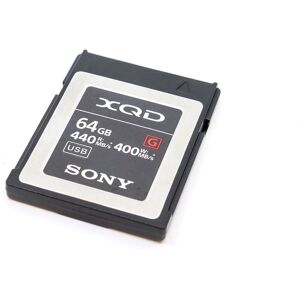 Sony XQD G 64GB 440MB/s Card (Condition: Like New)