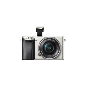 Sony α Alpha 6000L, fotocamera mirrorless con obiettivo 16-50 mm, attacco E, sensore APS-C, 24.3 MP, argento (ILCE6000LS.CEC)