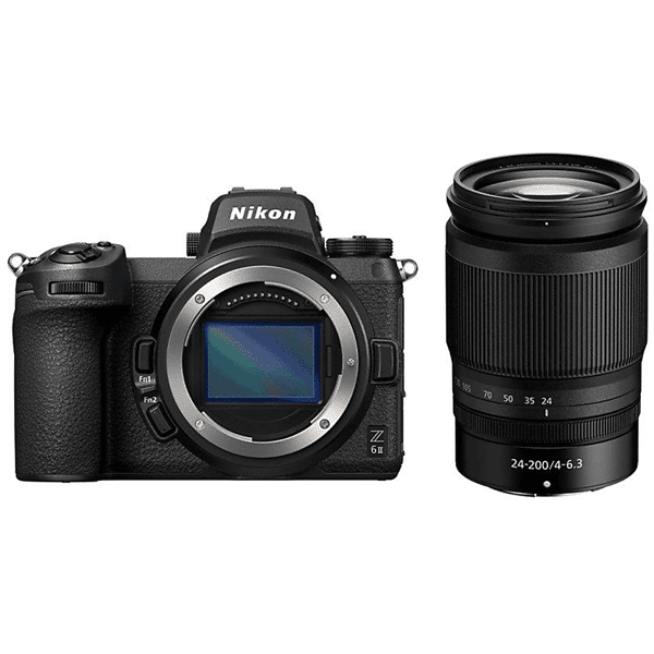 nikon fotocamera mirrorless  z6ii + z 24-200mm f/4-6.3