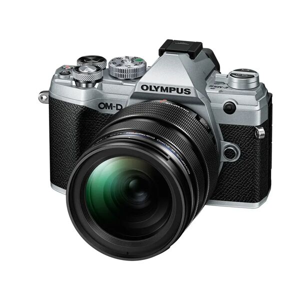 olympus om-d e-m5 mark iii argento + 12-40mm nero- ita - pronta consegna