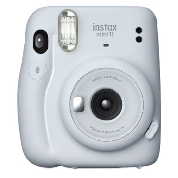 fujifiilm instax mini 11  fujifilm instax mini 11 ice white   fotocamera a sviluppo istantaneo   modalitÃ  selfie   esposizione automatica   foto fo