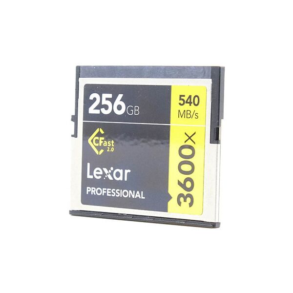 lexar 256gb professional 3600x cfast 2.0 card (condition: excellent)