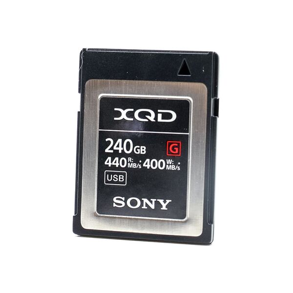 sony xqd g 240gb 400mb/s card (condition: excellent)