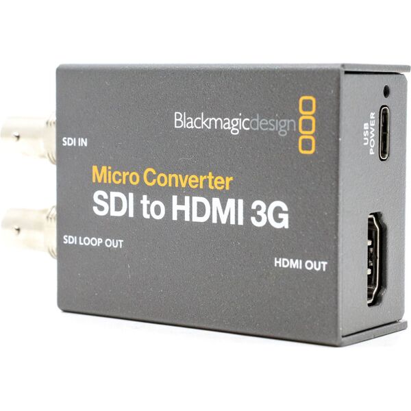 blackmagic design micro converter sdi to hdmi 3g (condition: like new)