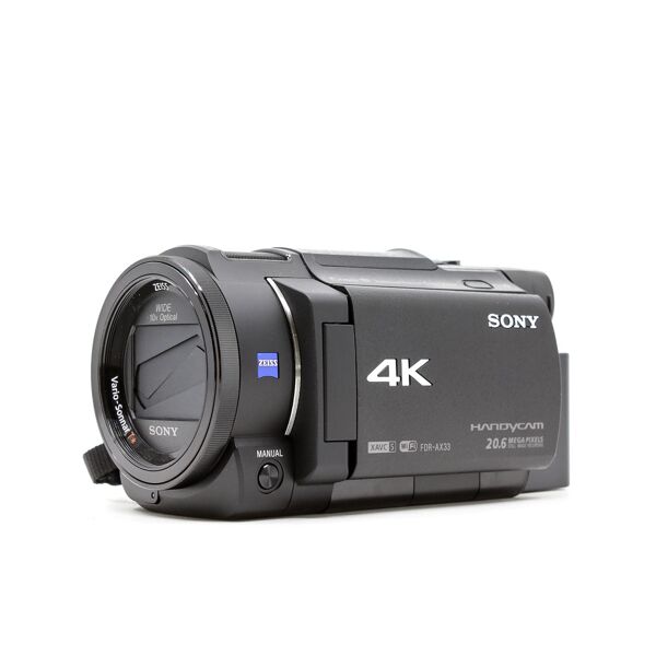 sony fdr-ax33 4k camcorder (condition: excellent)