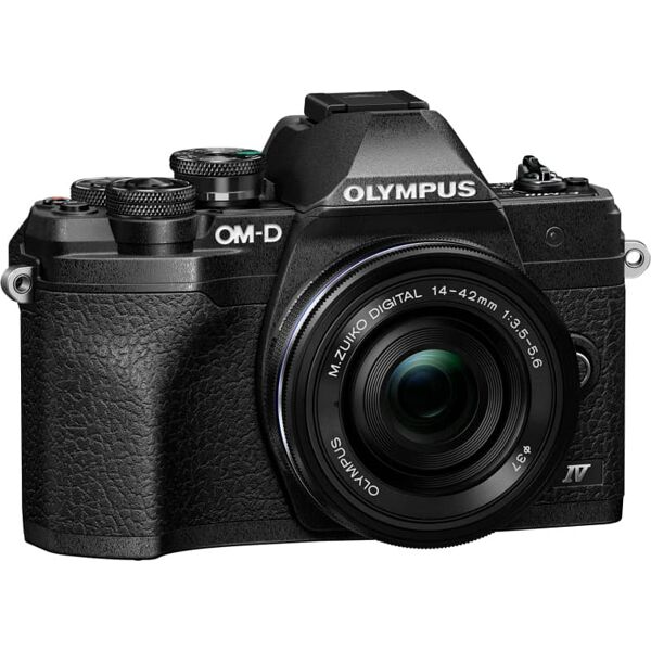 olympus v207132be000 fotocamera mirrorless om-d e-m10 mark iv + ed 14-42mm f3.5-5.6 ez 4/3 milc 20.3 mp live mos 5184 x 3888 pixel nero - v207132be000