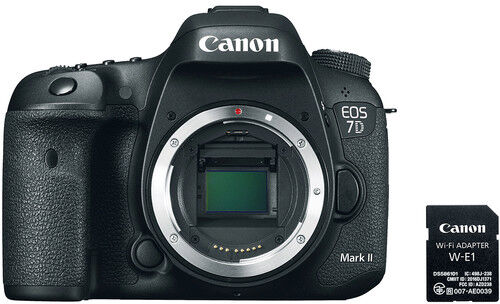 Canon EOS 7D MARK II + W-E1 adapter WiFi - 4 Anni Di Garanzia in Italia