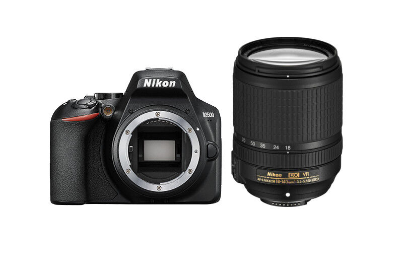 Nikon D3500 + 18-140 F/3.5-5.6G ED VR - 4 Anni di Garanzia in Italia