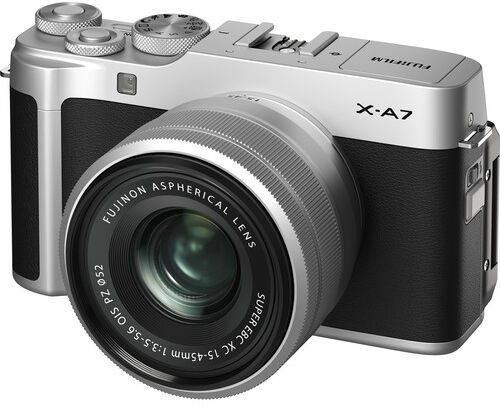 Fujifilm X-A7 + 15-45mm XC F3.5-5.6 OIS PZ - ARGENTO - 2 Anni di Garanzia in Italia