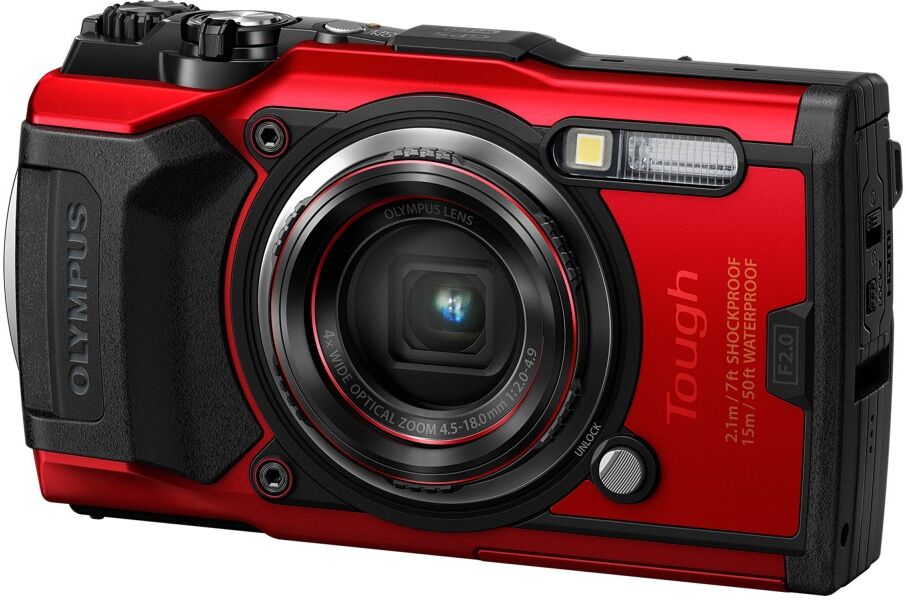 Olympus TOUGH TG-6 - ROSSA - 2 Anni di Garanzia in Italia