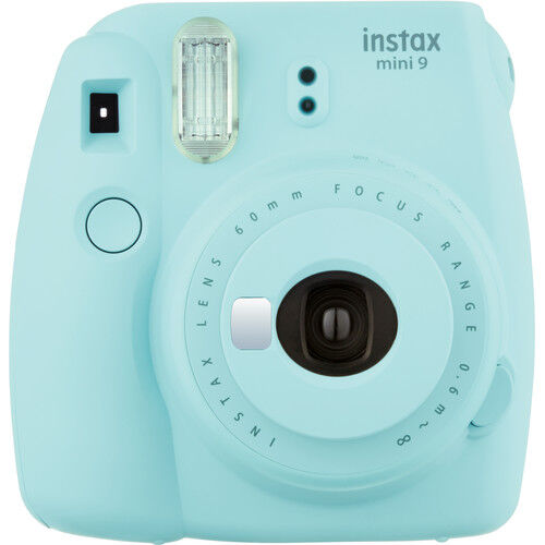 Fujifilm Instax Mini9 - Azzurro Ghiaccio - Fotocamera a Pellicola Istantanea - 2 Anni Di Garanzia in