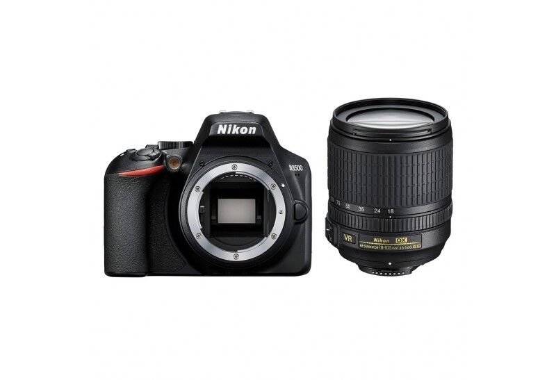 Nikon D3500 + 18-105mm F/3.5-5.6G ED AF-S DX VR - 2 Anni di Garanzia in Italia