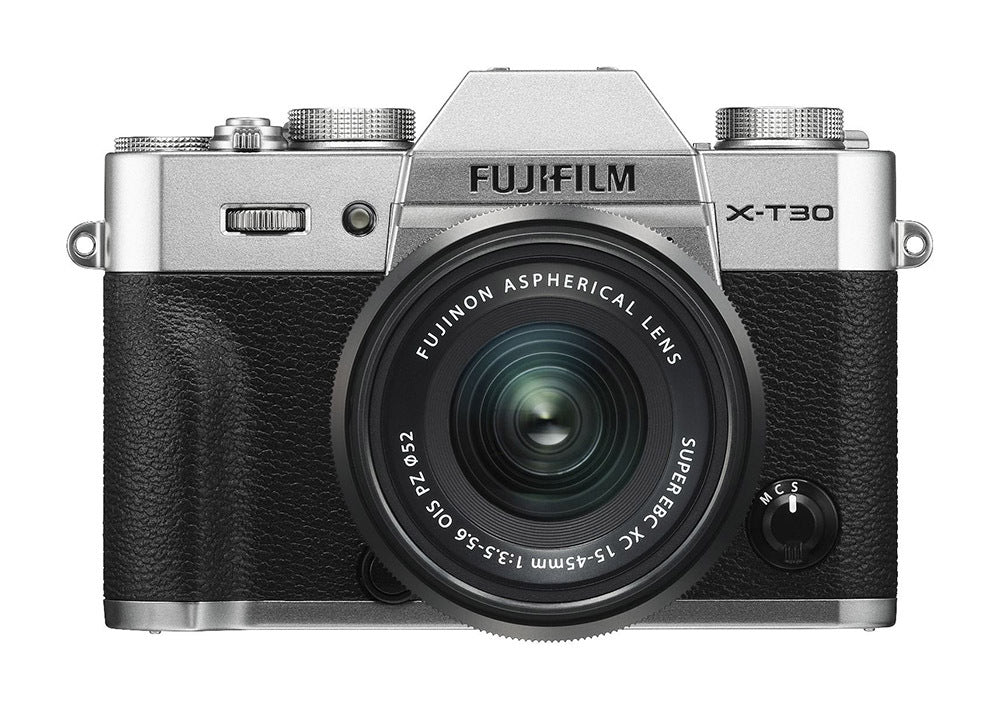 Fujifilm X -T30 II + 15-45mm Corpo MILC 26,1 MP X-Trans CMOS 4 9600 x 2160 Pixel Argento, Nero