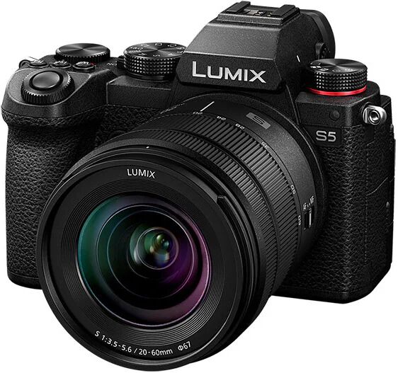 Panasonic Lumix S5 + S 20-60mm F3.5-5.6 MILC 24,2 MP CMOS 6000 x 4000 Pixel Nero