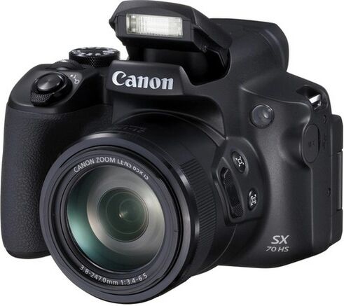 Canon Fotocamera Bridge Canon PowerShot SX70 Black - Prodotto in Italiano