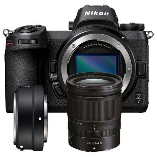 Nikon Kit Fotocamera Mirrorless Nikon Z7 + Obiettivo Nikkor 24-70mm F4.0 + A