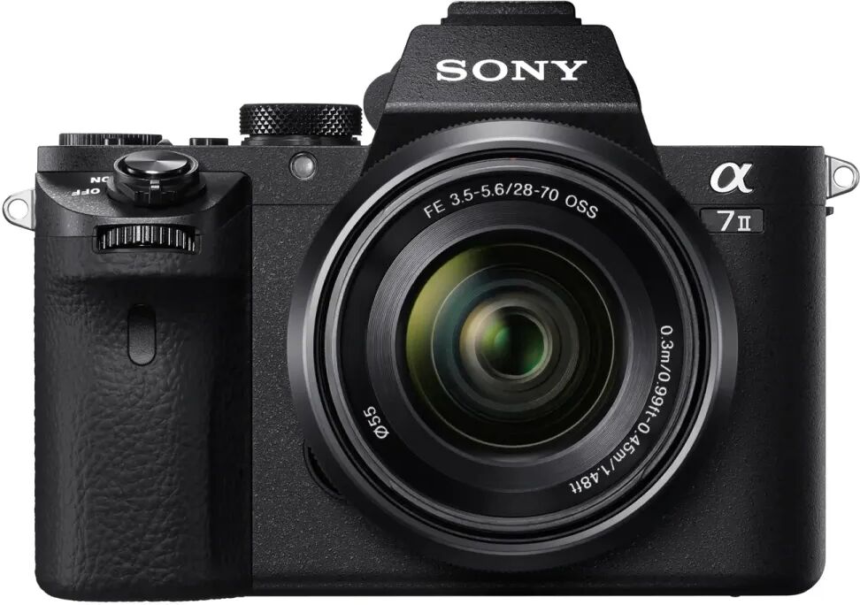 Sony Fotocamera digitale  α Alpha 7 II, fotocamera mirrorless con obiettivo 28-70mm, attacco E, sensore full-frame, 24.3 MP [ILCE7M2KB.CEC]