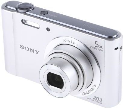 Sony Macchina fotografica digitale Argento  2.6poll LCD With Built-in-Flash 20.1MP No No, DSCW800S.CEH