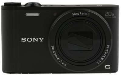 Sony Macchina fotografica digitale Nero  3.0poll LCD With Built-in-Flash 18.2MP No Sì, DSCWX350B.CEH