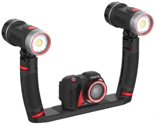 SCUBAPRO SeaLife Micro 2.0 Pro Duo 4000 - Colore: Nero/Rosso