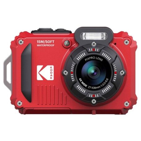 Kodak PIXPRO WPZ2 1/2.3" Fotocamera compatta 16,76 MP BSI CMOS 4608 x 3456 Pixel Rosso (WPZ2 RED)