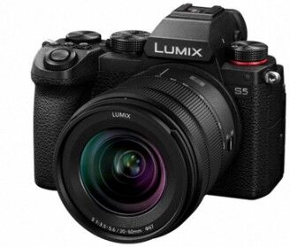 Panasonic Lumix S5 + S 20-60mm F3.5-5.6 MILC 24,2 MP CMOS 6000 x 4000 Pixel Nero (DC-S5KE-K)