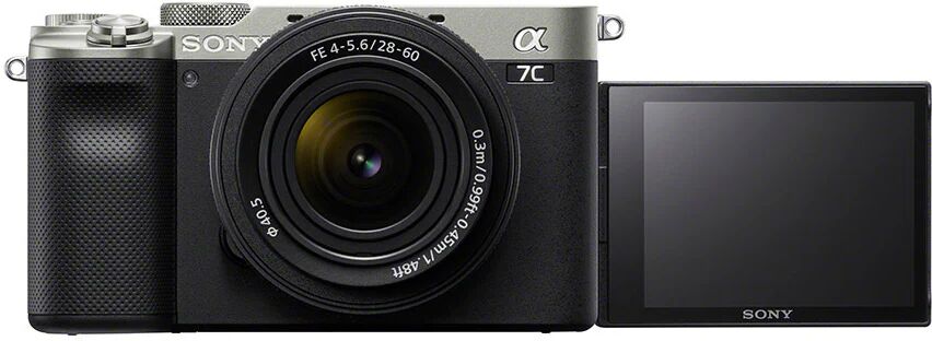 Sony α 7C MILC 24,2 MP CMOS 6000 x 4000 Pixel Nero, Argento