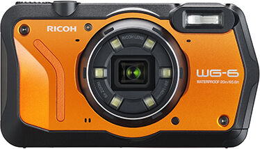 Ricoh Fotocamera digitale  WG-6 1/2.3" compatta 20 MP CMOS 3840 x 2160 Pixel Nero, Arancione [3852]