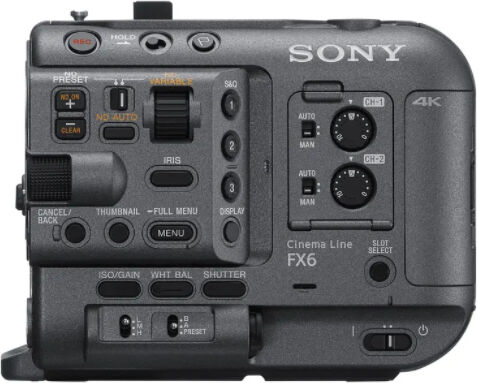 Sony FX6 Videocamera palmare 12,9 MP CMOS 4K Ultra HD Nero [ILMEFX6VDI.EU]