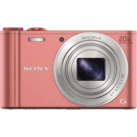 Sony Cyber-Shot DSC-WX350 Compakt camera, 18,2 Megapixel, 20x opt. Zoom, 7,5 cm (3 inch) Display  - 195.05 - roze
