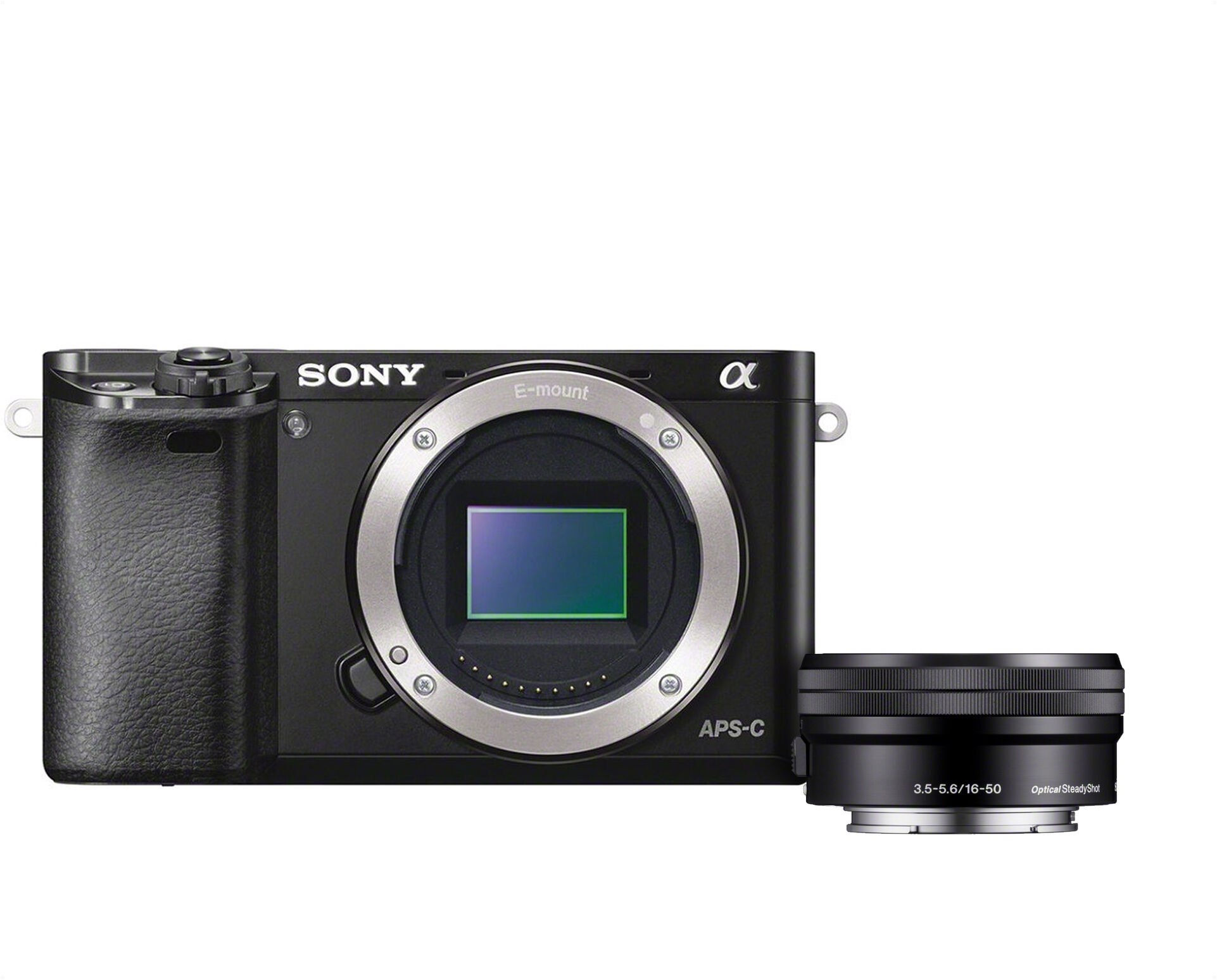 Sony A6000 + E 16-50mm - Zwart