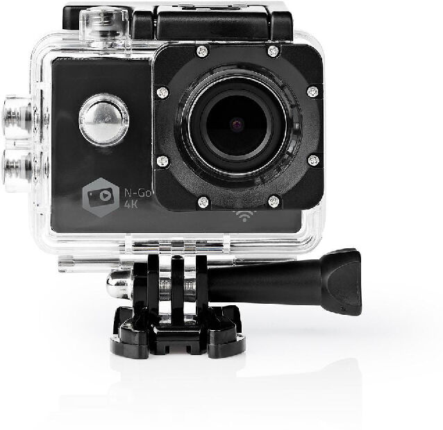 Nedis 4K Ultra-HD Actioncam met Waterdichte Behuizing en WiFi