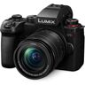 Panasonic DC-G9M2M Lumix bezlusterkowy aparat cyfrowy + obiektyw H-FS12060 12–60mm, F3.5–5.6 (Live MOS 25.2MP, fazowy hybrydowy AF, Dual I.S. 2), czar