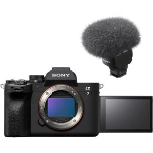 Sony A7 IV kamerahus + ECM-M1, mikrofon