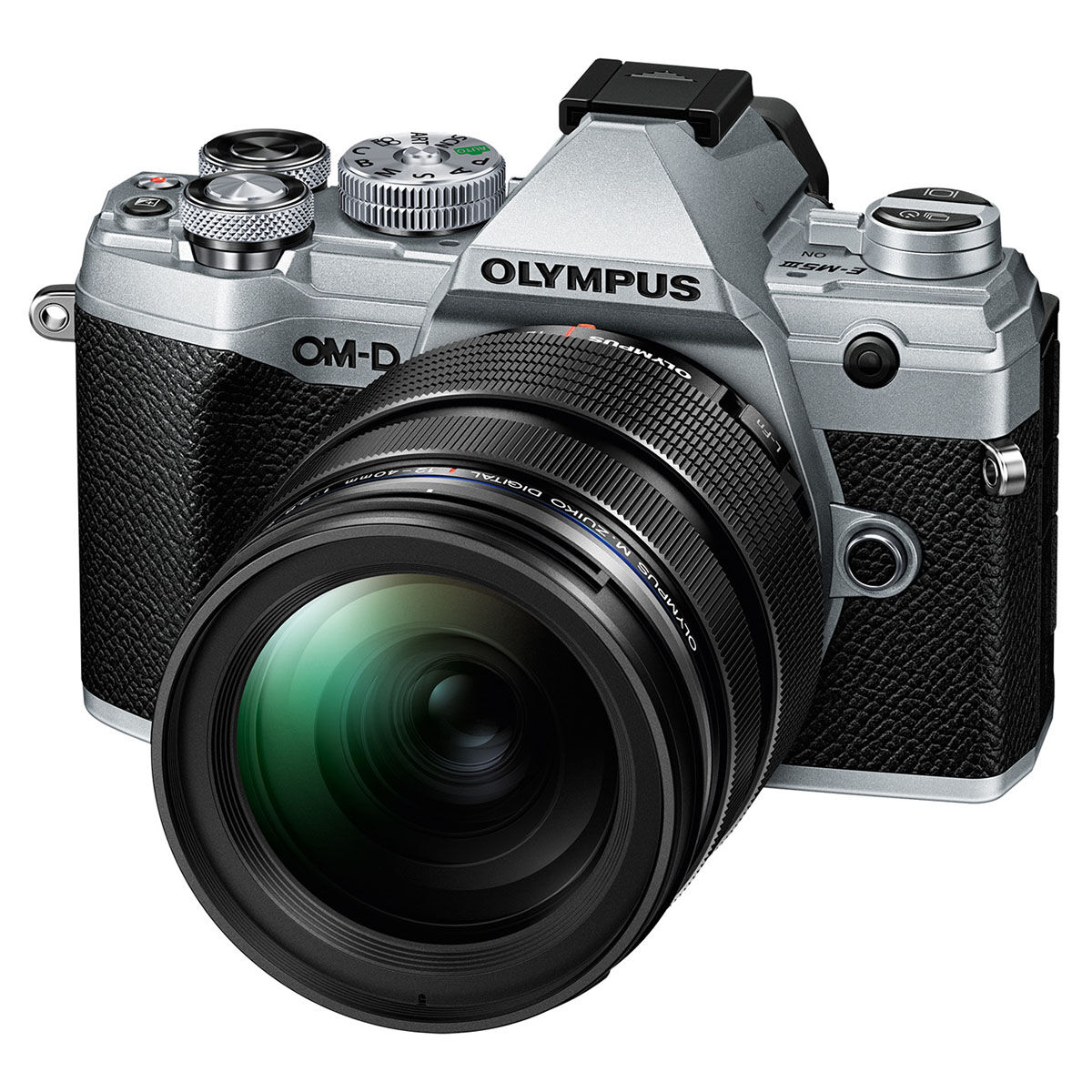 Olympus E-M5 Mark III kamerahus silver +  M.Zuiko Digital ED 12-40/2,8 PRO
