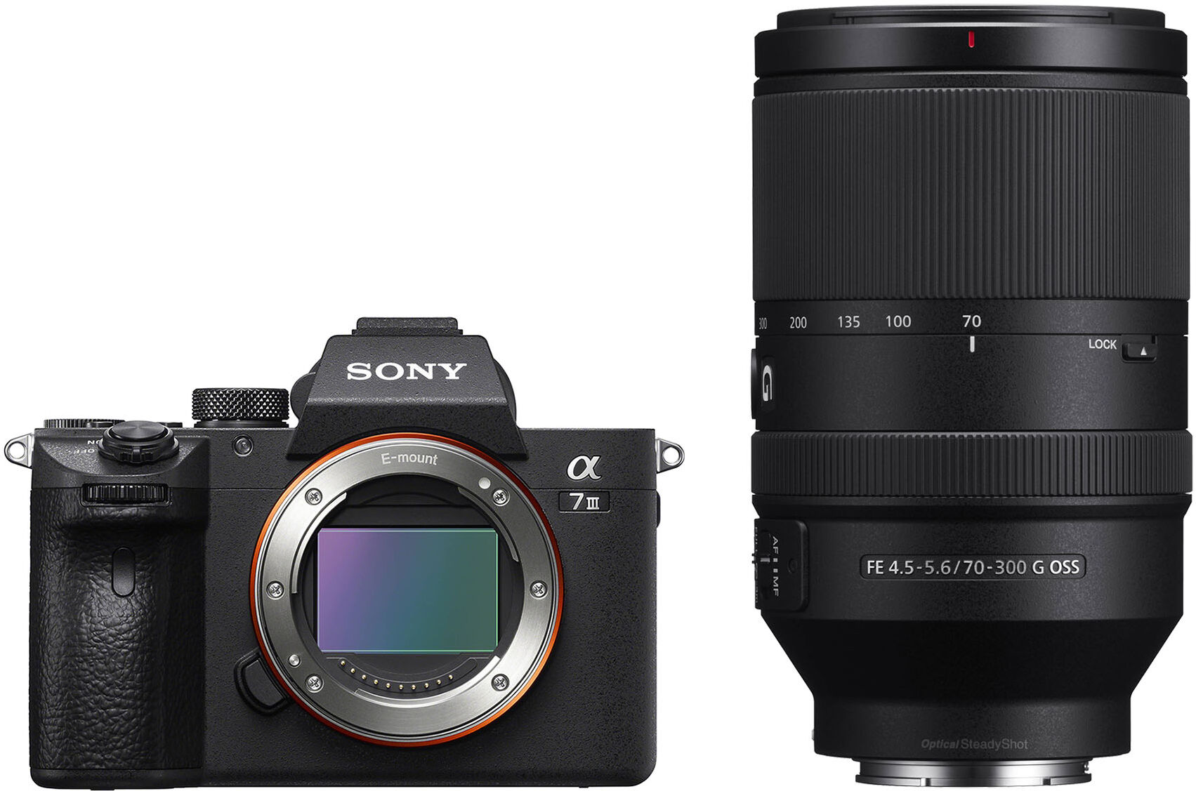 Sony A7 III kamerahus + FE 70-300/4,5-5,6 G OSS