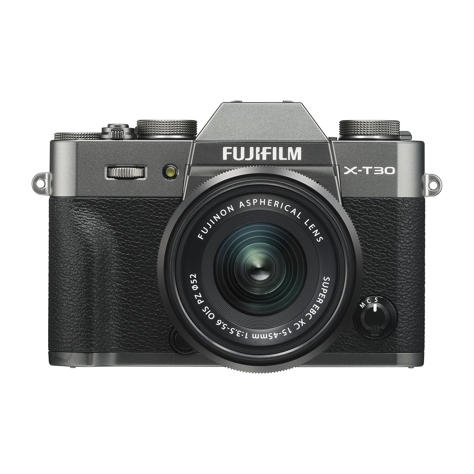 Fujifilm X-T30 kamerahus, charcoal silver + Fujinon XC 15-45/3,5-5,6 OIS PZ