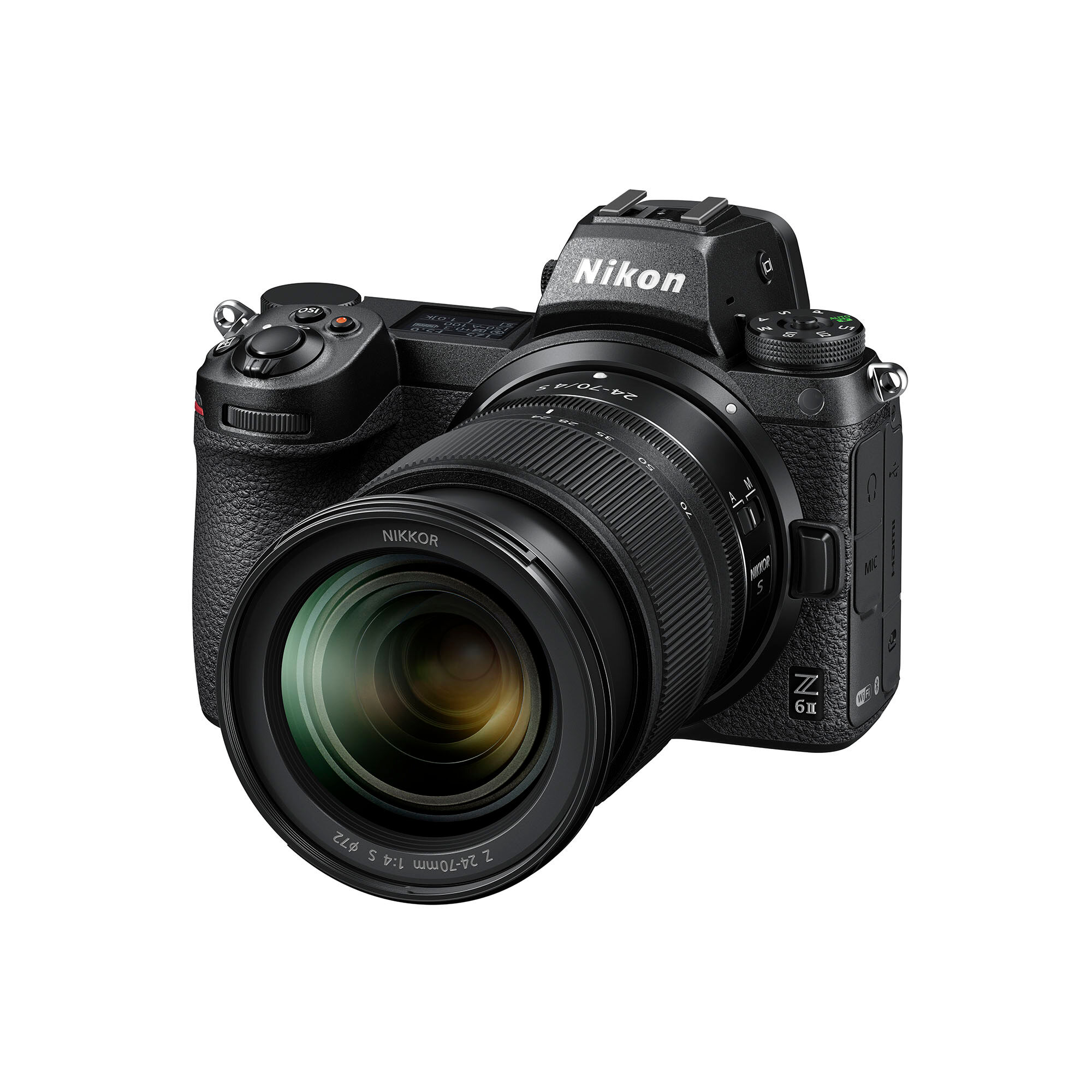 Nikon Z6 II kamerahus + Nikkor Z 24-70/4 S + adapter FTZ för Nikon F-objektiv