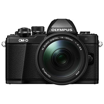 Olympus E-M10 Mark II kamerahus svart + M.Zuiko Digital ED 14-150/4-5,6 II