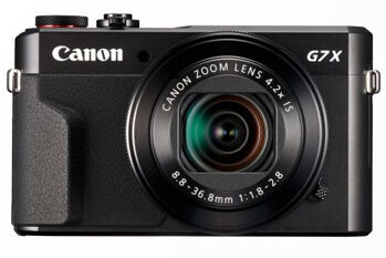 Canon PowerShot G7 X Mark II + extra batteri NB-13L (två batterier totalt)