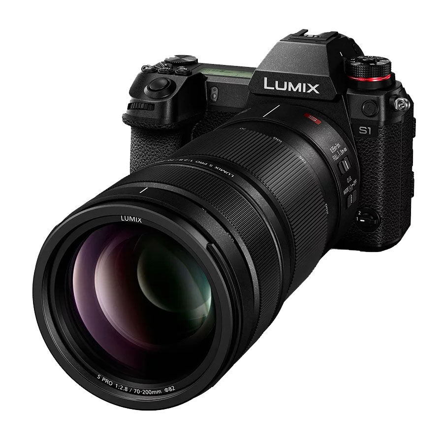 Panasonic Lumix DC-S1 kamerahus + Lumix S Pro 70-200/4 O.I.S
