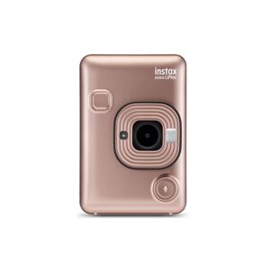 Fuji Instax Mini LiPlay Hybrid Instant Camera - Blush Gold
