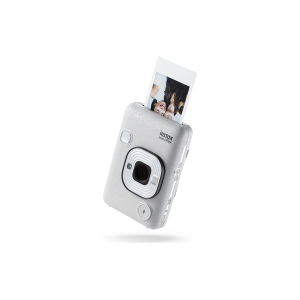 Fuji Instax Mini LiPlay Instant Camera - Stone White