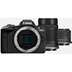 Canon EOS R50 Mirrorless Camera, Black + RF-S 18-45mm IS STM Lens + RF-S 55-210mm IS STM Lens