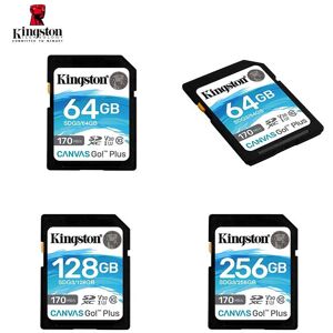 Kingston 170m/s Canvas Go! Plus SD Memory Card for DSLRs, Mirrorless Cameras and 4K Video Production