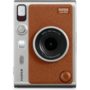 Fuji Instax Mini Evo Instant Camera with Built-In Flash - Brown - Unisex