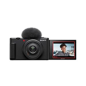 Sony Vlog camera ZV-1F Digital Camera (Vari-angle Screen, 4K Video, slow motion, Vlog features) - Black