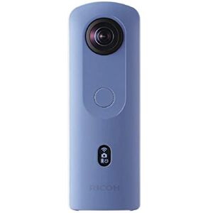 Ricoh THETA SC2 BLUE 360°Camera 4K Video with image stabilization High image quality High-speed data transfer Beautiful night view shooting with low noise Thin & Lightweight For iOS, Android