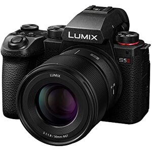 Panasonic LUMIX S5II Full Frame Mirrorless Camera Kit with New Phase Hybrid AF, Active I.S, Unlimited 4:2:2 10-bit recording, 4K 60p and 6K 30p with LUMIX 50mm F1.8 L-Mount lens - DC-S5M2CE